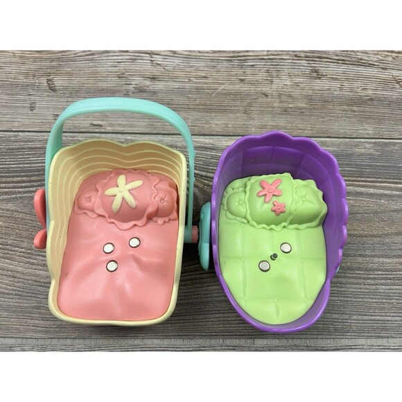 Littlest Pet Shop LPS Habsro Accessory Lot (9 Piece) Wagon, Carts, Dog Cage - Picture 2 of 6